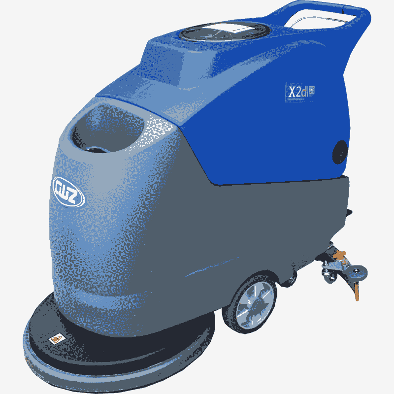 武漢市手推式全自動(dòng)洗地機(jī)X2D 清洗吸干擦地機(jī)