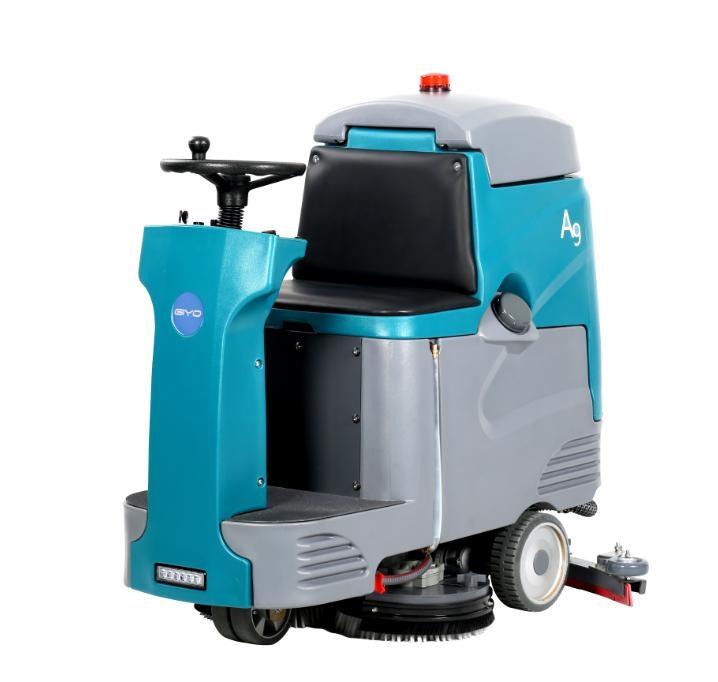 潔耀A9駕駛式洗地機 張家港小區(qū)車庫工廠車間刷地機