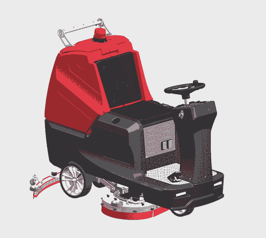 長興大容量雙刷駕駛式洗地機睿聯(lián)R-S900