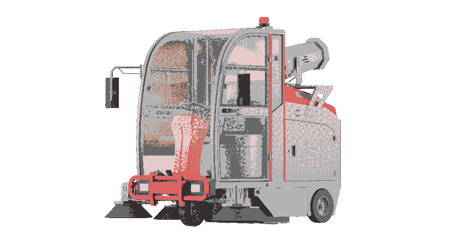 常熟電動掃地車清掃物業(yè)小區(qū)工廠道路吸塵噴霧全封閉凱迪斯駕駛式掃地機(jī)S9